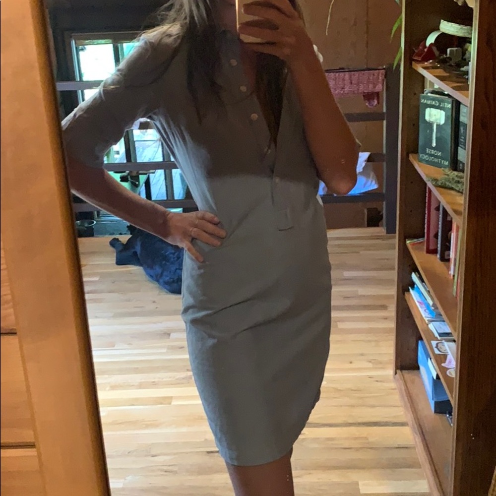 Old Navy collared blue denim dress